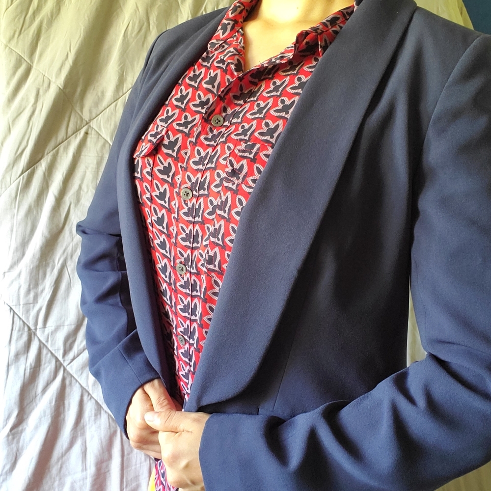Long sleeve blouse and sport jacket bundle
